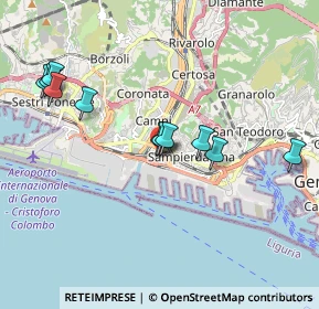 Mappa Centro Commercial Fiumara, 16100 Genova GE, Italia (2.03417)