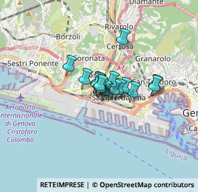 Mappa Centro Commercial Fiumara, 16100 Genova GE, Italia (0.72368)