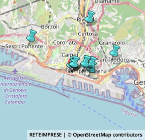 Mappa Centro Commercial Fiumara, 16100 Genova GE, Italia (1.00545)