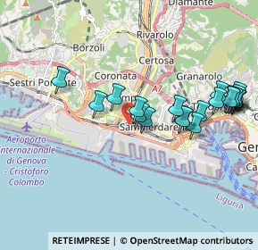 Mappa Centro Commercial Fiumara, 16100 Genova GE, Italia (2.0225)