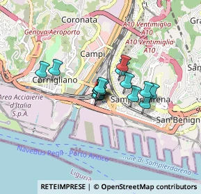 Mappa Centro Commercial Fiumara, 16100 Genova GE, Italia (0.52467)