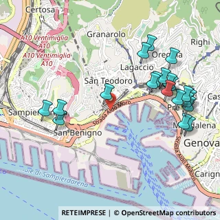Mappa Piazza Dinegro, 16126 Genova GE, Italia (1.2035)