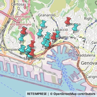 Mappa Piazza Dinegro, 16126 Genova GE, Italia (0.899)