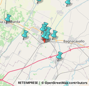 Mappa Via Fabio Taglion, 48022 Lugo RA, Italia (3.85917)