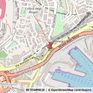 Mappa Via Milano, 40, 16126 Genova, Genova (Liguria)