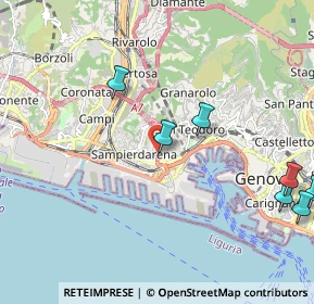 Mappa Via Generale Manfredo Fanti, 16149 Genova GE, Italia (3.605)
