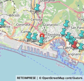 Mappa Via Generale Manfredo Fanti, 16149 Genova GE, Italia (2.44231)
