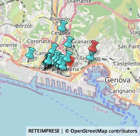 Mappa Via Generale Manfredo Fanti, 16149 Genova GE, Italia (1.13)