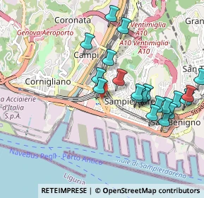 Mappa Sampierdarena, 16151 Genova GE, Italia (0.9975)