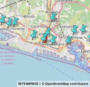 Mappa Sampierdarena, 16151 Genova GE, Italia (2.654)