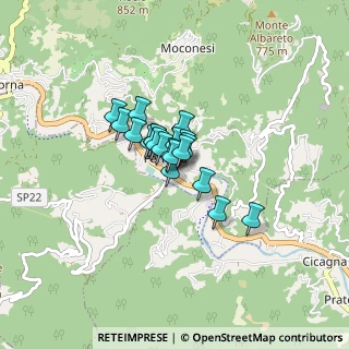 Mappa Via Ferretti, 16047 Moconesi GE, Italia (0.4325)