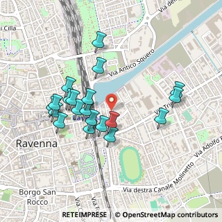 Mappa Via Magazzini Posteriori, 48122 Ravenna RA, Italia (0.4395)