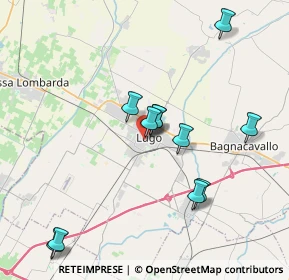 Mappa Via Giuseppe Compagnoni, 48022 Lugo RA, Italia (3.86545)