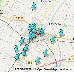 Mappa Via Giacomo Matteotti, 48022 Lugo RA, Italia (1.625)
