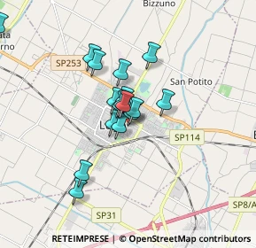 Mappa Via Giacomo Matteotti, 48022 Lugo RA, Italia (1.8005)