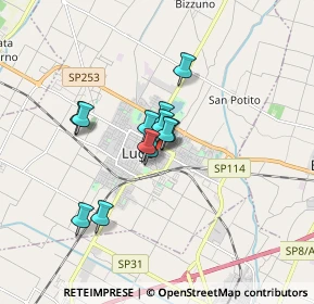Mappa Via Giacomo Matteotti, 48022 Lugo RA, Italia (1.13083)