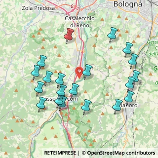 Mappa Via Palazzo Rossi, 40037 Sasso Marconi BO, Italia (4.4605)