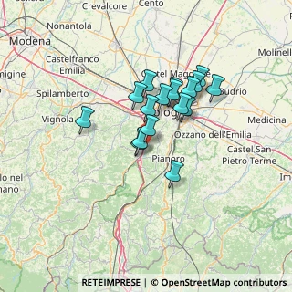 Mappa Via Palazzo Rossi, 40037 Sasso Marconi BO, Italia (10.28529)