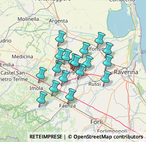 Mappa Via Manfredi, 48022 Lugo RA, Italia (10.13667)