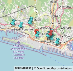 Mappa Sessanta 1, 16152 Genova GE, Italia (1.63083)