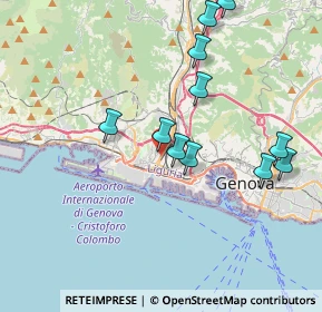 Mappa Via Tea Benedetti, 16152 Genova GE, Italia (4.39333)