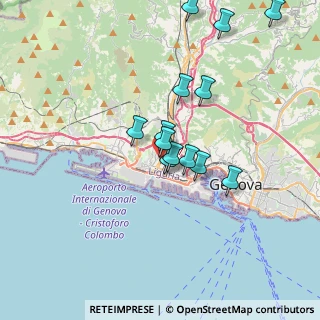 Mappa Via Tea Benedetti, 16152 Genova GE, Italia (3.29231)