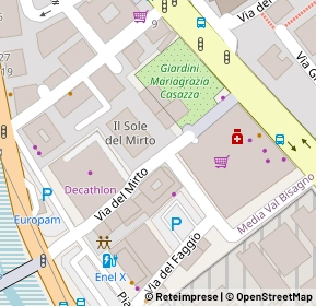Mappa Via del Mirto, 16139 Genova GE, Italia (0.08077)
