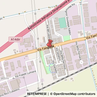 Mappa Via Faentina 248 (angolo Via Giannello), 48124 Fornace Zarattini RA, Italia, 48124 Ravenna, Ravenna (Emilia Romagna)