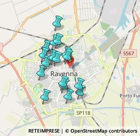 Mappa Via Giambattista Bezzi, 48121 Ravenna RA, Italia (1.47158)