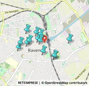 Mappa Via Giambattista Bezzi, 48121 Ravenna RA, Italia (0.73692)