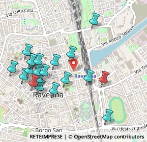 Mappa Via Giambattista Bezzi, 48121 Ravenna RA, Italia (0.5285)