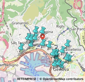 Mappa Piazza Pedro Ferreira, 16136 Genova GE, Italia (0.9455)