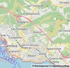 Mappa 16144 Genova GE, Italia (2.377)