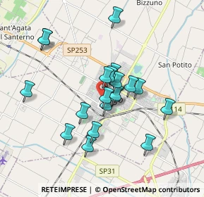 Mappa Viale Bertacchi G., 48022 Lugo RA, Italia (1.563)