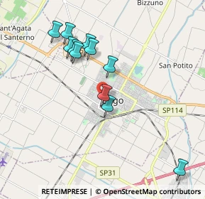 Mappa Viale Bertacchi G., 48022 Lugo RA, Italia (1.87273)