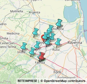 Mappa Via Leo Tani, 48022 Lugo RA, Italia (9.87882)