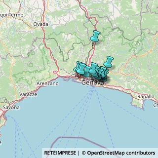 Mappa Via dell'Acciaio, 16152 Genova GE, Italia (6.84875)