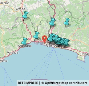 Mappa Via dell'Acciaio, 16152 Genova GE, Italia (10.66222)