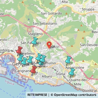 Mappa Via Stefanina Moro, 16144 Genova GE, Italia (2.34727)