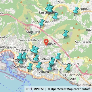 Mappa Via Stefanina Moro, 16144 Genova GE, Italia (2.501)