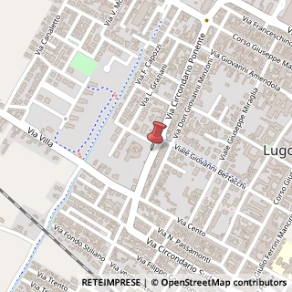 Mappa Via Circondario Ponente, 117, 48022 Lugo, Ravenna (Emilia Romagna)