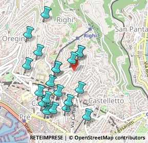 Mappa Via Paride Salvago, 16136 Genova GE, Italia (0.507)