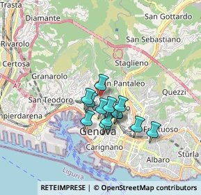 Mappa Via Paride Salvago, 16136 Genova GE, Italia (1.23)