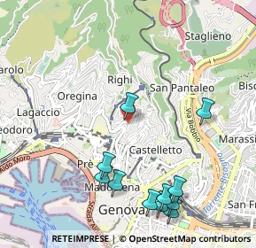 Mappa Via Paride Salvago, 16136 Genova GE, Italia (1.23)