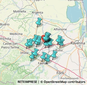 Mappa Via Canaletta, 48022 Lugo RA, Italia (8.383)