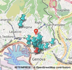 Mappa Via Consolazione, 16121 Genova GE, Italia (0.8325)