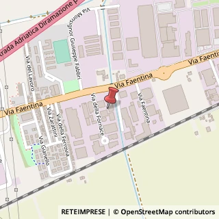 Mappa Via della Fornace, 18, 48124 Ravenna, Ravenna (Emilia Romagna)