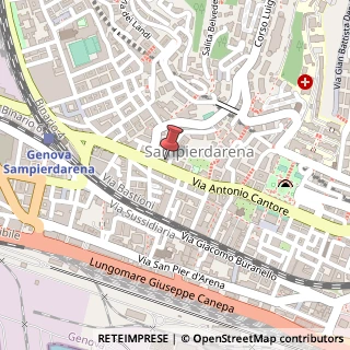 Mappa Via Antonio Cantore, 37/11, 16149 Genova, Genova (Liguria)