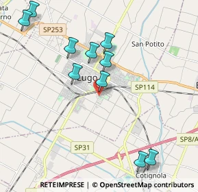 Mappa Via Piano Caricatore, 48022 Lugo RA, Italia (2.45636)