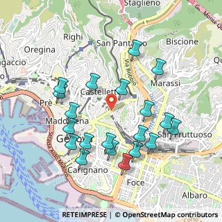 Mappa Via Curtatone, 16122 Genova GE, Italia (0.9955)